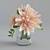 Vibrant Dahlias in a Vase 3D model small image 7