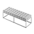 Faux Leather Buttoned Bench | Stylish & Versatile 3D model small image 5