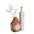 Modern Ceramic Vases: Euclid & Scoville 3D model small image 1