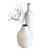 Modern Ceramic Vases: Euclid & Scoville 3D model small image 4