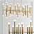 Luxury Chandeliers Collection: Ike 22, Emile, Meurice, Santana 3D model small image 3