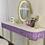Elegant Vanity Set: Dressing Table, 2015 Design 3D model small image 3
