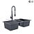 Versatile Sink Collection: 6-in-1 Design 3D model small image 7