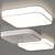 Penta Slide Square: Stylish Ceiling Luminaires 3D model small image 1