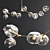 Oracle Branching Chandelier - 3 Styles 3D model small image 3