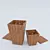 Bubble Collection Tika Wood Basket 3D model small image 1