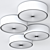 UCOME R2900C LED Die Cast Aluminium Ceiling Lamp 3D model small image 2