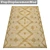 Set of 3 High-Quality Carpets  Versatile Textures 3D model small image 3