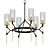 Rising Inspiration Chandelier 3D model small image 1