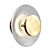 Golden LED Ceiling Light 3D model small image 1