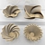 EcoCraft Wooden Bowls: Artistic and Sustainable 3D model small image 1