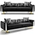 Modern Fabric Sofa 3D model small image 1