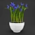 Forest Blooms Potted in Proleski 3D model small image 1