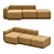 Stylish Shik Sofa 3D model small image 2