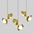 Glowing Flower Pendant Light 3D model small image 1