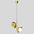 Glowing Flower Pendant Light 3D model small image 5