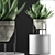 Concrete Planter Agave: Outdoor Plant Collection 3D model small image 3