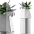 Sleek Agave Plant Collection 3D model small image 4