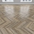 Oak Parquet: Herringbone, Linear & Chevron 3D model small image 4