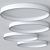 Sleek UP 4442 LED Ceiling Light 3D model small image 2