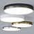 Arkoslight Drum 90: Stylish LED Ceiling Lamp 3D model small image 1