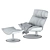 Kara Contemporary Armchair: Stylish and Versatile 3D model small image 4