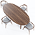 Modern Table Set: Tekton Natevo 3D model small image 3