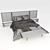 Luxury King Size Bed - Alma 3D model small image 4