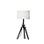 Lauters Floor Lamp | Brown Ash/White 3D model small image 5