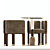 Mezzo Foster-Crawford: Modern Furniture Set 3D model small image 4