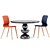 Marble Dining Set: Stylish & Elegant 3D model small image 3