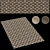 Title: Modern Gray Carpet, 1500mm X 2400mm 3D model small image 2