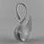 Graceful Swan Sculpture Decor 3D model small image 3