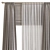 725 Curtain: Seamless Design & Superior Quality 3D model small image 2
