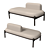Modern Capsule Bench Lounge+ 3D model small image 4