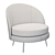 Elegant Perla Armchair: Rugiano's Timeless Creation 3D model small image 2