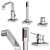 Grohe Allure 19316000: Modern German Bathroom Faucet 3D model small image 1