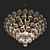 Divinare Mallika 12-Light Pendant Chandelier 3D model small image 3