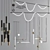 Modern Suspension Pendant Collection 3D model small image 1