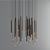 Modern Geometric LED Pendant Light 3D model small image 2