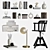 Ikea 2015 Work Place Unit 3D model small image 2