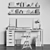 Ikea 2015 Work Place Unit 3D model small image 5