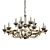 Soothing Glow Chandelier 3D model small image 2