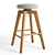 Drubin Swivel Counter Stool 3D model small image 1