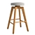 Drubin Swivel Counter Stool 3D model small image 4