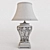 Elegant Open-Lace Table Lamp 3D model small image 1