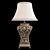 Elegant Open-Lace Table Lamp 3D model small image 2