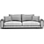 Modern Roche Bobois Underline Sofa 3D model small image 4