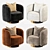 Elegant Eichholtz Armchair: Perfect for Your Home 3D model small image 1