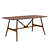 Elegant Travis Dining Table - Modern & Spacious 3D model small image 1